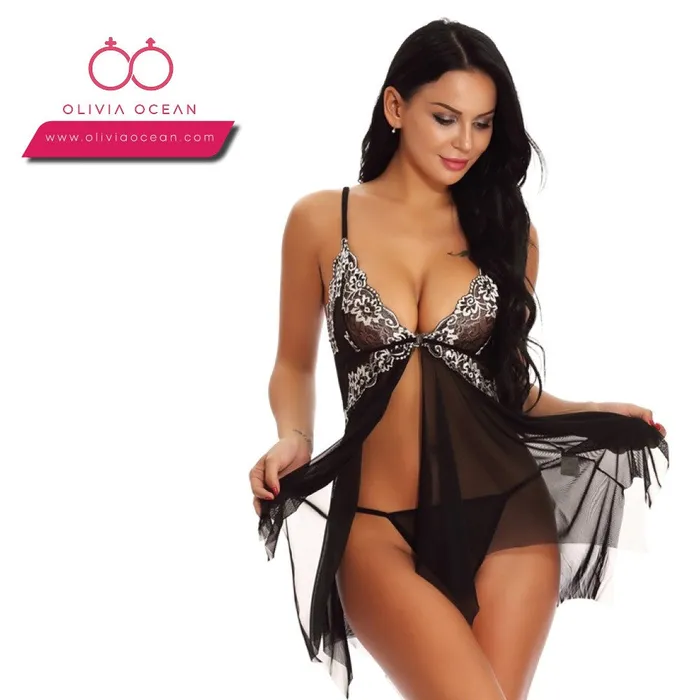 Olivia Ocean Couples Women Lace Babydoll Lingerie Nightdress Nightie Sleepwear Olivia Ocean Couples Women Lace Babydoll Lingerie Nightdress Nightie Sleepwear