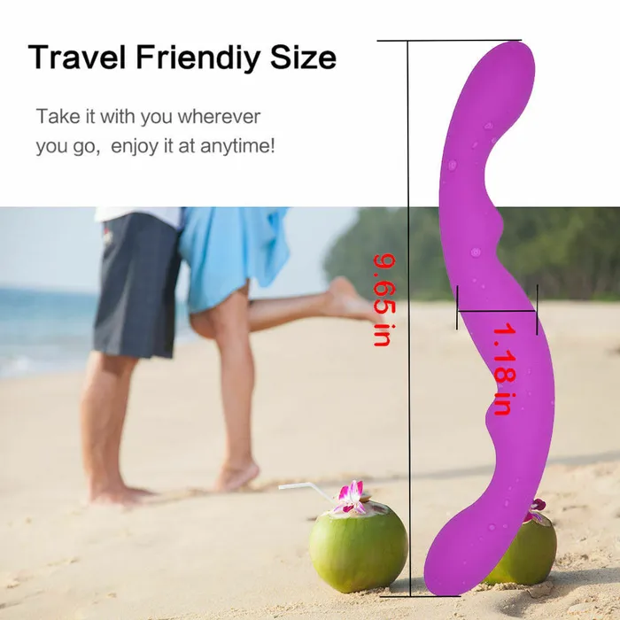 Olivia Ocean Dildos Double Ended Dildo Anal and Vaginal Couple Sex Toy Double Ender Double Dong