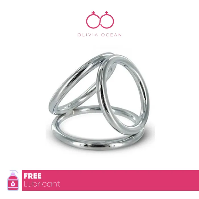 Olivia Ocean Male Sex Toys Triple Penis Cock Ring Male Cock and Ball Cage Strong Erection Adult Sex Toy Olivia Ocean Male Sex Toys Triple Penis Cock Ring Male Cock and Ball Cage Strong Erection Adult Sex Toy