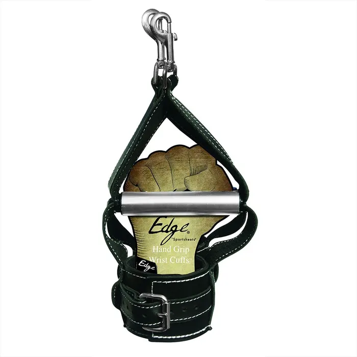 Olivia Ocean Restraints Edge Leather Hand Grip Wrist Cuffs