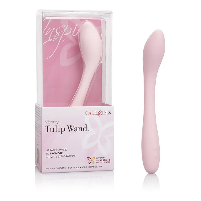 Olivia Ocean Vibrators Inspire Vibrating Tulip Wand Pink
