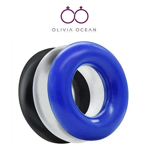 OliviaOcean Mens Cock Rings 3 pack Male Sex Toys
