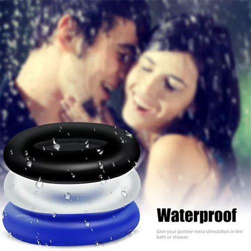 OliviaOcean Mens Cock Rings 3 pack Male Sex Toys