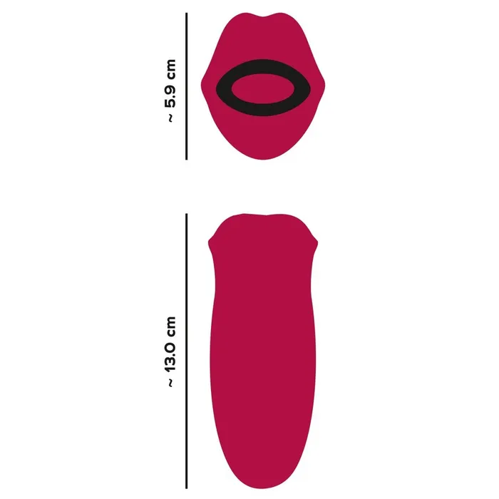 Oral Fun Moving Lips Tongue Vibrator You2Toys Female Sex Toys
