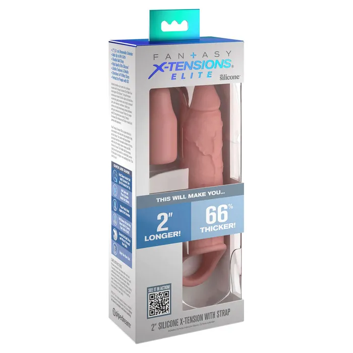 PipeDream Male Sex Toys XTensions Elite 2 Inch Penis Extender With Strap