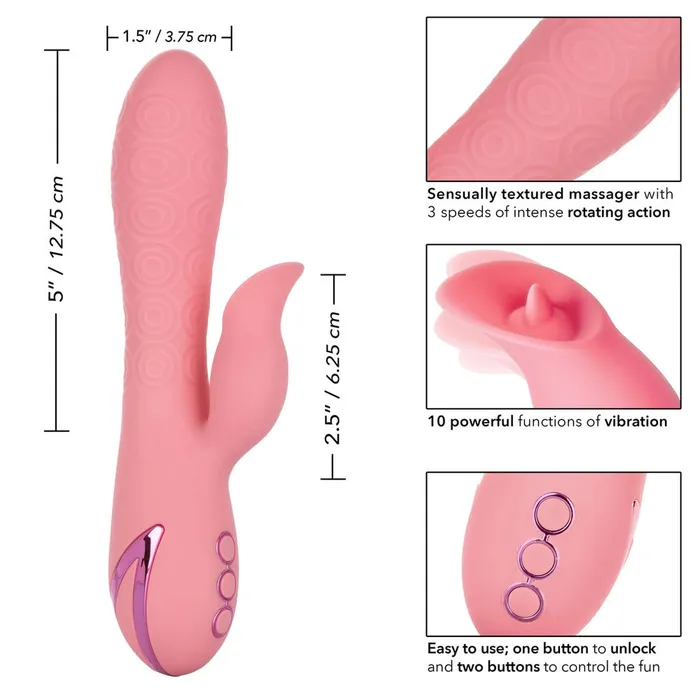 Rechargeable Pasadena Player Clit Vibrator California Exotic Female Sex Toys
