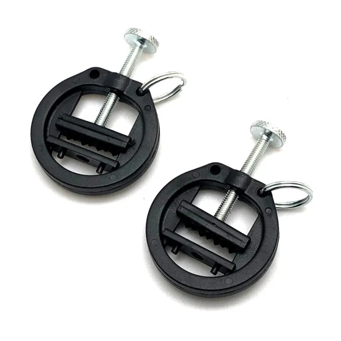 Red Pair Of Nipple Clamps The Red Vibrators