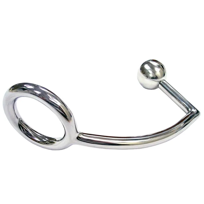 Rouge Garments Male Sex Toys Rouge Stainless Steel Cock Ring With Anal Probe Rouge Garments Male Sex Toys Rouge Stainless Steel Cock Ring With Anal Probe
