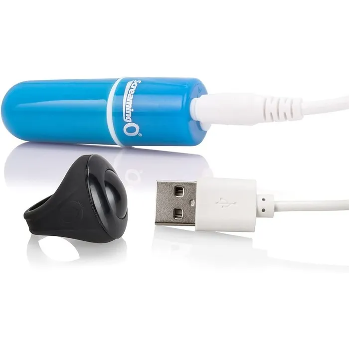 Screaming O Charged Vooom Remote Control Bullet Blue Screaming O Female Sex Toys Screaming O Charged Vooom Remote Control Bullet Blue Screaming O Female Sex Toys