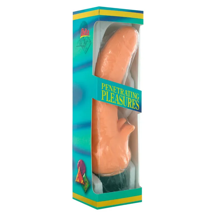 Seven Creations Female Sex Toys Vinyl Vibrator With Clitoral Stimulator Seven Creations Female Sex Toys Vinyl Vibrator With Clitoral Stimulator