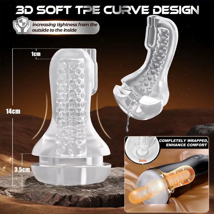 Sohimi Male Sex Toys ROCKSLeichter ergonomisch saugender und vibrierender mnnlicher Masturbator Sohimi Male Sex Toys ROCKSLeichter ergonomisch saugender und vibrierender mnnlicher Masturbator