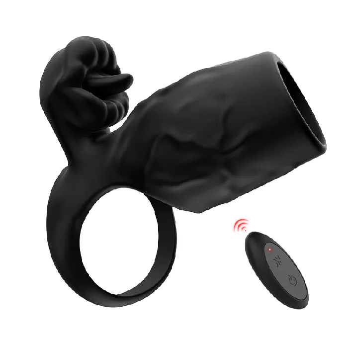 Sohimi Male Sex Toys SERAPH Upgrade Vibration Cock Ring with Penis Sleeve Couple Sex Toy Sohimi Male Sex Toys SERAPH Upgrade Vibration Cock Ring with Penis Sleeve Couple Sex Toy