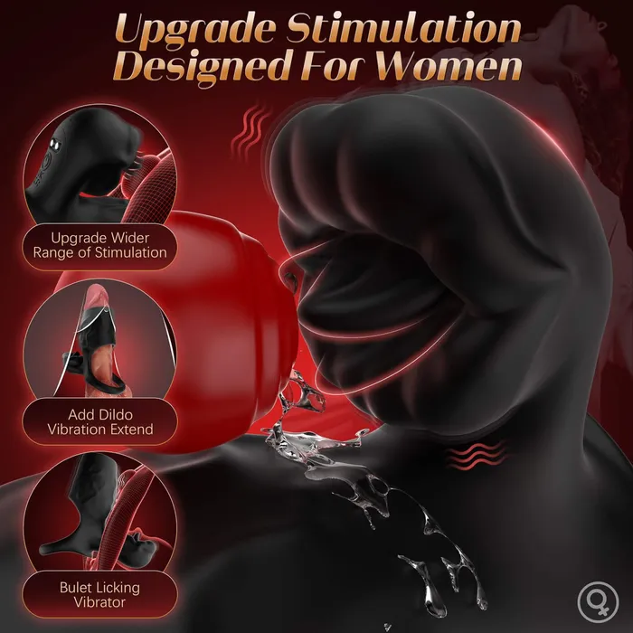 Sohimi Male Sex Toys SERAPH Upgrade Vibration Cock Ring with Penis Sleeve Couple Sex Toy Sohimi Male Sex Toys SERAPH Upgrade Vibration Cock Ring with Penis Sleeve Couple Sex Toy
