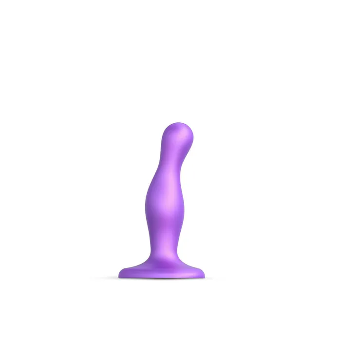 StrapOnMe Curvy Plug Dil in Metallic Purple StrapOnMe Female Sex Toys