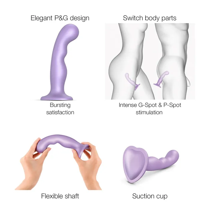 StrapOnMe Female Sex Toys StrapOnMe PG Plug Dil Metallic Lilac