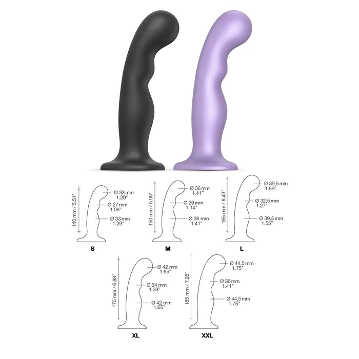 StrapOnMe Female Sex Toys StrapOnMe PG Plug Dil Metallic Lilac