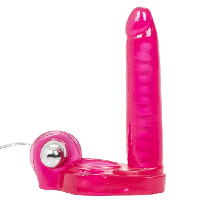 Ultimate Triple Stimulator Vibrating Cock Ring With Dong California Exotic Male Sex Toys