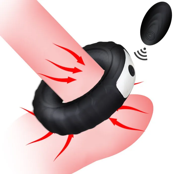 Vibrator Penis Ring Silicone Cock Rings Dick Vibrator Sex Toys for Men Remote Control 9 Speed Time Delay Male Penis Massage SEY TOY SHOP Couples Vibrator Penis Ring Silicone Cock Rings Dick Vibrator Sex Toys for Men Remote Control 9 Speed Time Delay Male Penis Massage SEY TOY SHOP Couples