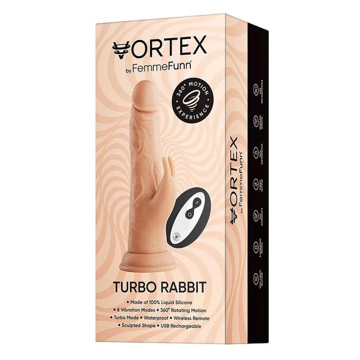 Vibrators FemmeFunn FemmeFunn Vortex Wireless Turbo Rabbit Vibe