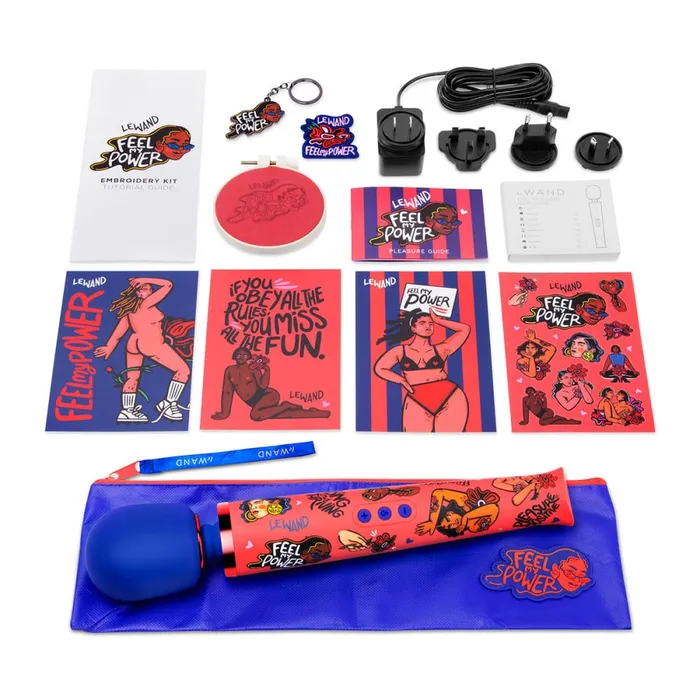 Vibrators Le Wand Le Wand Feel My Power Special Edition Wand by Kelly Malka