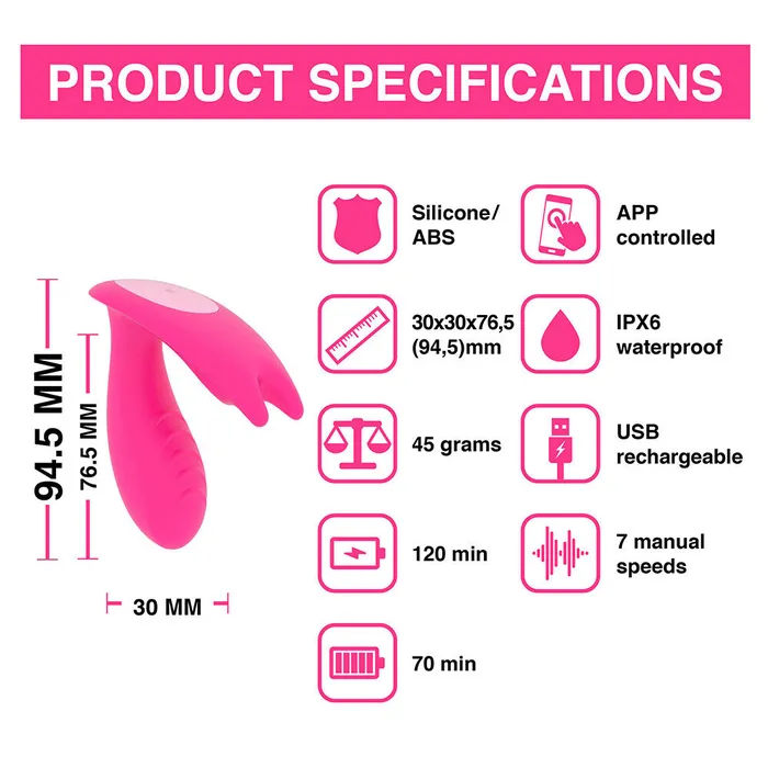 Vibrators Magic Motion Magic Motion Eidolon Wearable Vibrator Vibrators Magic Motion Magic Motion Eidolon Wearable Vibrator