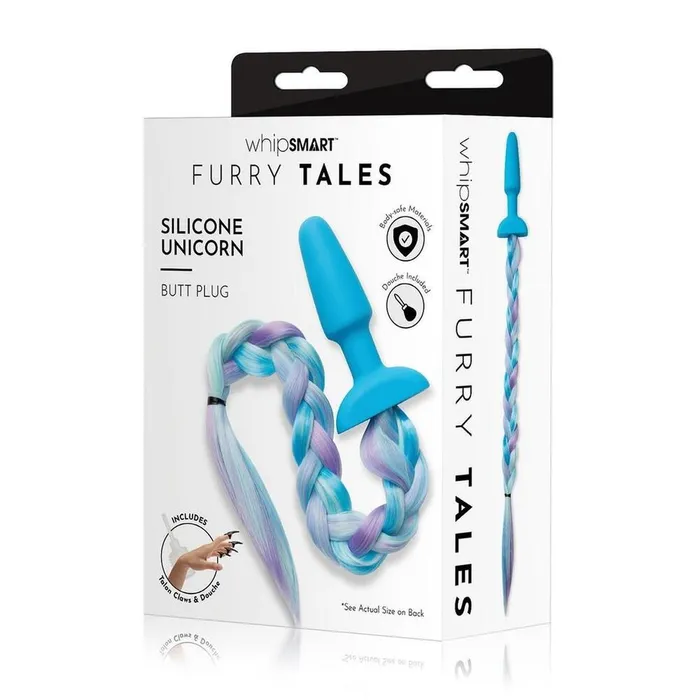 Whipsmart Anal Furry Tales Silicone Unicorn Tail Butt Plug Whipsmart Anal Furry Tales Silicone Unicorn Tail Butt Plug