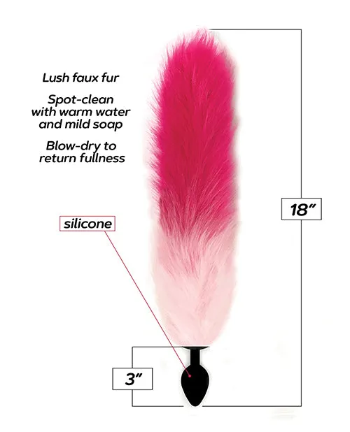 Willams Tradeing Company FOXY TAIL SILICONE BUTT PLUG PINK Anal Willams Tradeing Company FOXY TAIL SILICONE BUTT PLUG PINK Anal