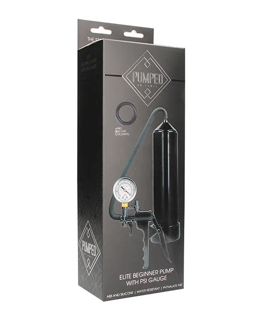 Willams Tradeing Company PUMPED ELITE BEGINNER PUMP W PSI GAUGE BLACK Anal Willams Tradeing Company PUMPED ELITE BEGINNER PUMP W PSI GAUGE BLACK Anal